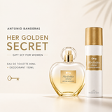 Antonio Banderas Her Golden Secret Gift Set – Eau de Toilette 80ml + Deodorant 150ml