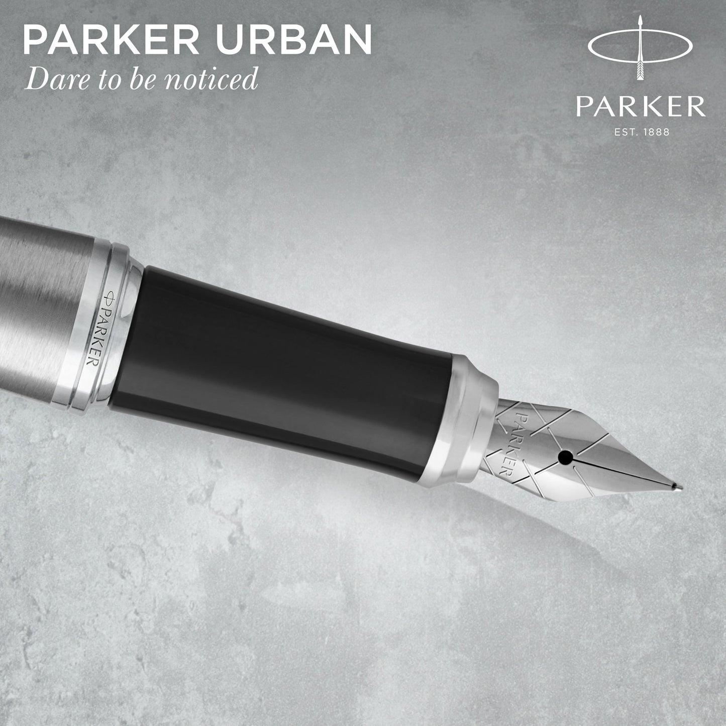Parker Urban Metro Metallic Chrome Trim Fountain Pen