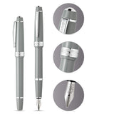 Cross Bailey Light Polished Gray Resin Fountain Pen