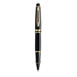 Waterman Expert Rollerball Pen – Black with Gold Trim