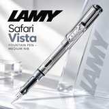 Lamy Vista Fountain Pen – Transparent, Medium Nib
