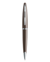 Waterman Carène Ballpoint Pen – Frosty Brown with Stainless Steel Trim