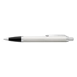 Parker IM Core Ballpoint Pen – White | Chrome Trim