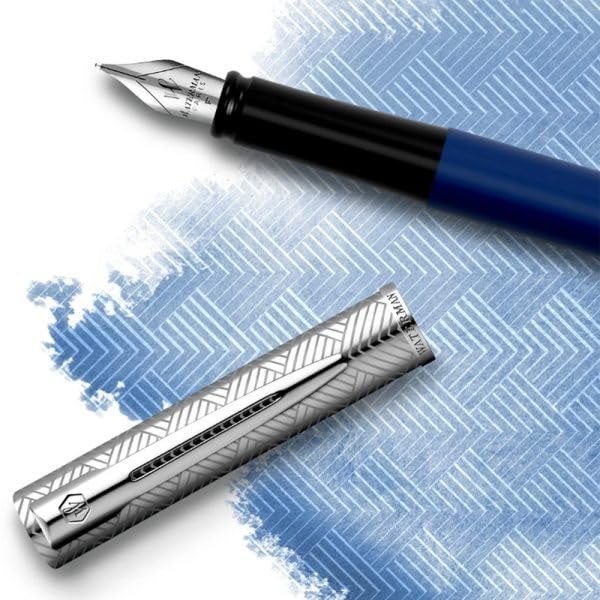Waterman Allure Deluxe Blue CT Fountain Pen – Fine Nib (F)
