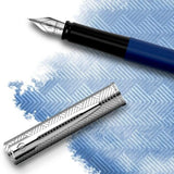 Waterman Allure Deluxe Blue CT Fountain Pen – Fine Nib (F)