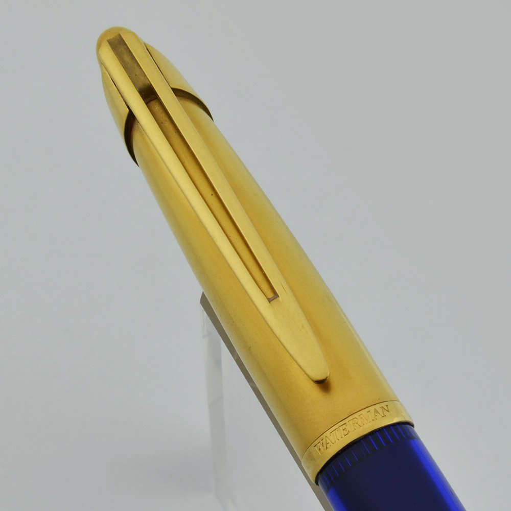 Waterman Edson Sapphire Blue GT Ballpoint Pen - Refurbished