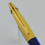 Waterman Edson Sapphire Blue GT Ballpoint Pen - Refurbished