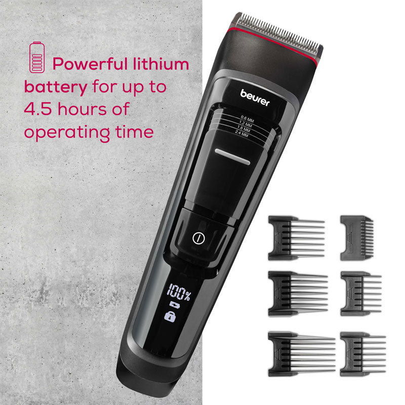 Beurer MN5X Professional Cordless Hair Clipper with Titanium Blade