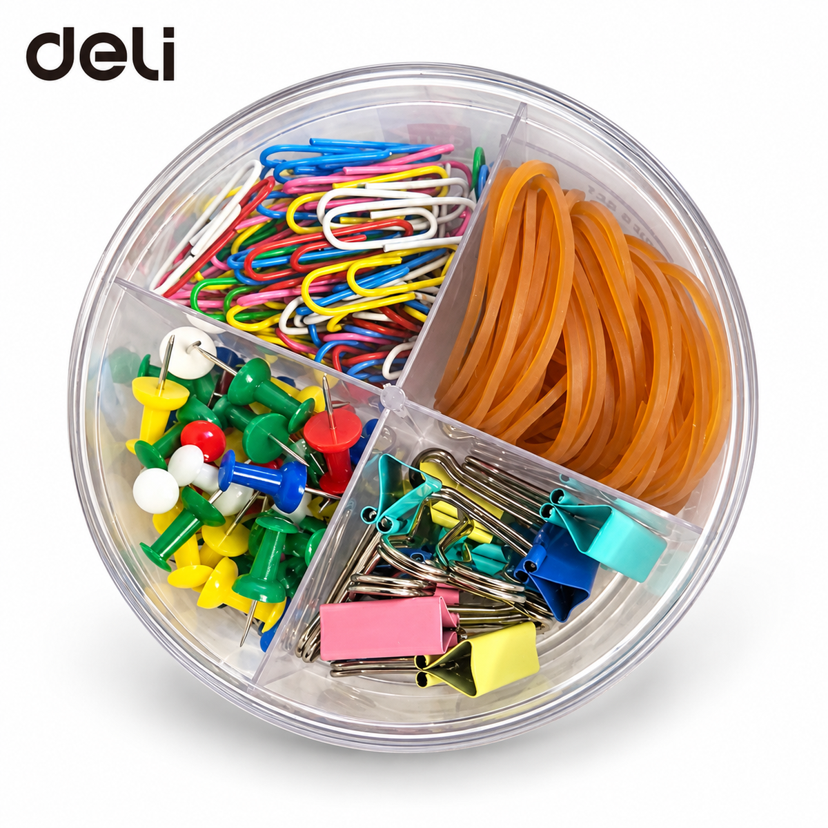 Deli 4-in-1 Desktop Stationery Organizer Set