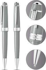 Cross Bailey Light Ballpoint Pen – Polished Gray Resin & Chrome Trim