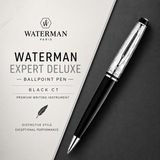 Waterman Expert Deluxe Black CT Ballpoint Pen
