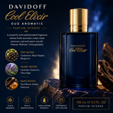 Davidoff Cool Elixir Oud Aromatic Parfum Intense 100ml – Men's Fragrance