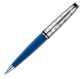 Waterman Expert Blue Obsession ST Ballpoint Pen – Premium Writing Instrument