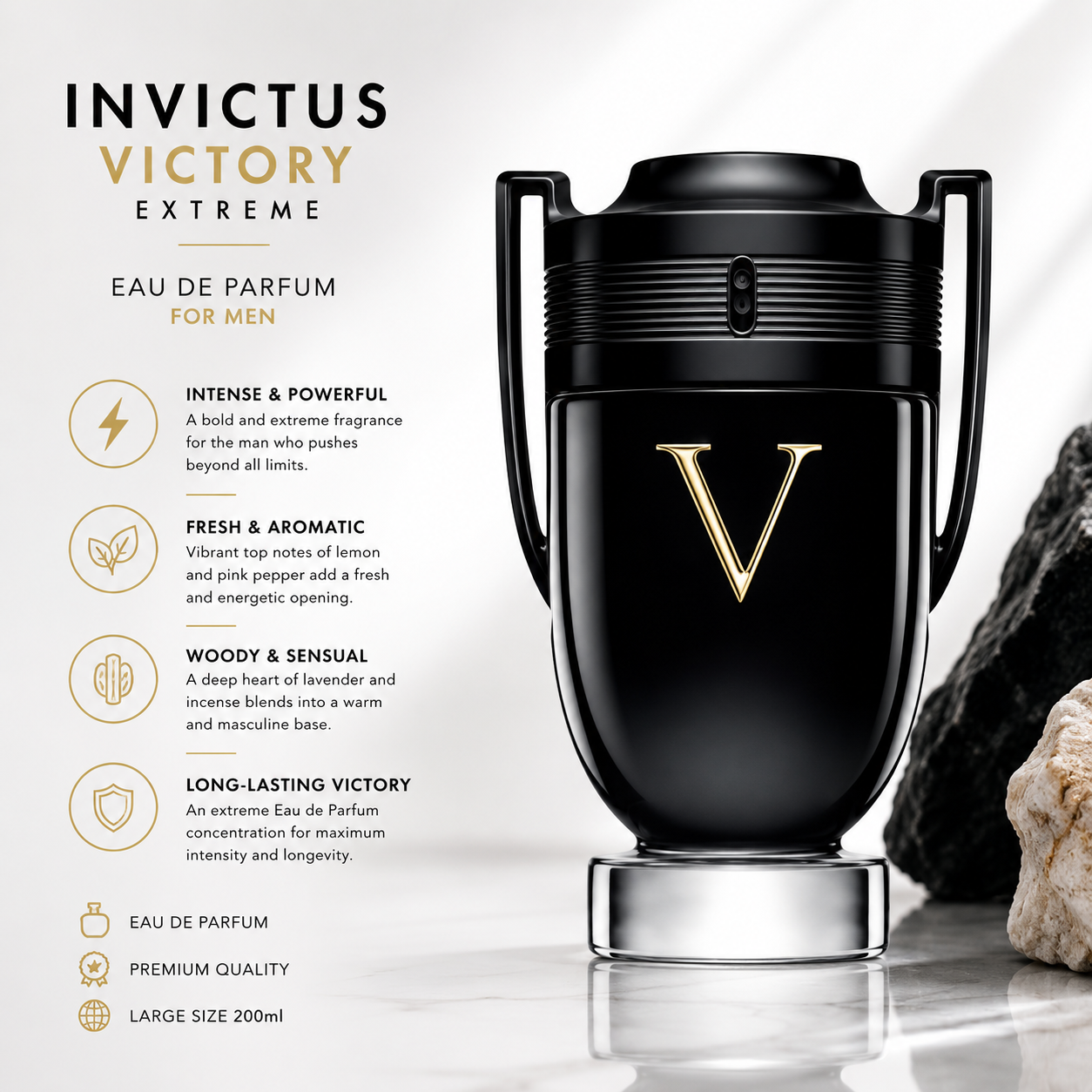 INVICTUS VICTORY Extreme EDP 200ml