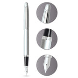 Sheaffer VFM 9400 Silver CT Fountain Pen – Medium Nib