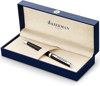 Waterman Hémisphère Ballpoint Pen – Metal & Black CT