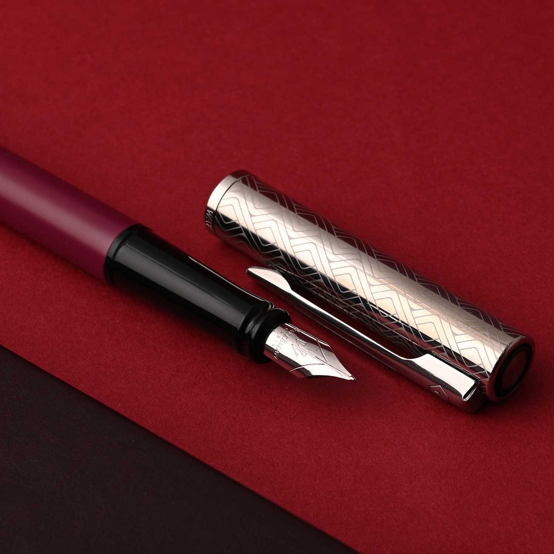 Waterman Allure Deluxe Pink CT Fountain Pen – Fine Nib (F)