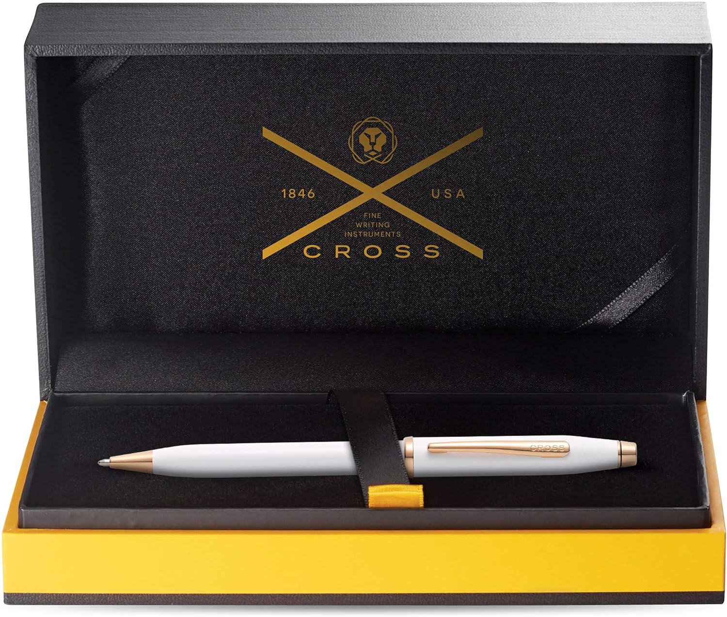Cross Century II Pearlescent White Lacquer Ballpoint Pen