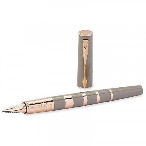 Parker Ingenuity Slim 5th Technology Rollerball Pen | Taupe & Metal GT, Fine