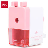 Deli EH515 Rotary Pencil Sharpener | Manual Hand-Crank Desktop Sharpener