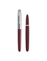 Parker 51 Rebirth Fountain Pen – Burgundy with Chrome Trim | Premium Fountain Pen