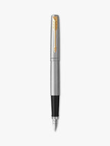 Parker Jotter Core Fountain Pen – Stainless Steel with Gold Trim | Premium Fountain Pen