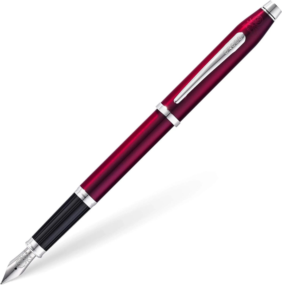 Cross Century II Fountain Pen – Translucent Plum Lacquer (Rhodium Trim) | AT0086-114