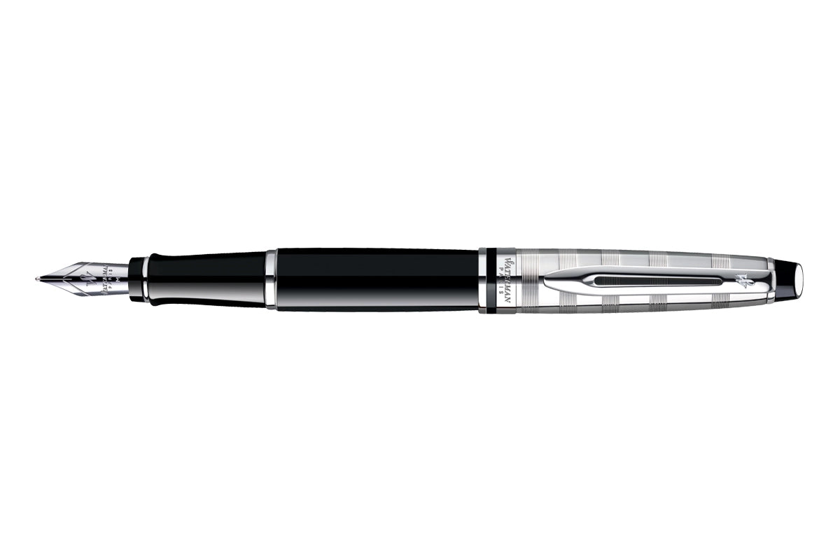 Waterman Expert Deluxe Black CT Fountain Pen – Premium Writing Instrument