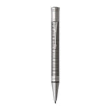 Parker Duofold Prestige Ruthenium Chiselled CT Ballpoint Pen – Ruthenium-Plated with Palladium Trim