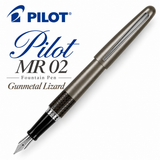 Pilot MR 02 Fountain Pen – Gunmetal Lizard