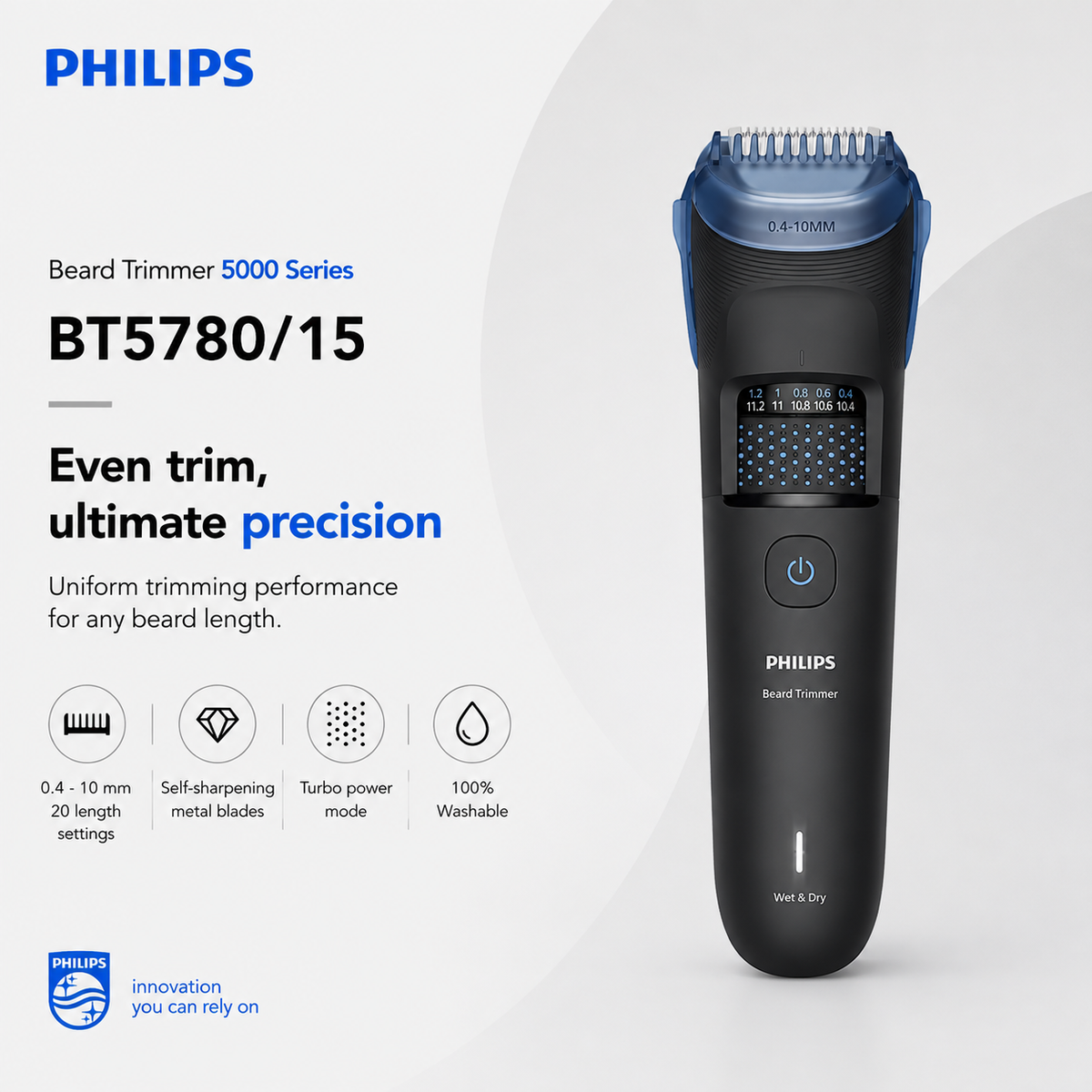 Philips Beard Trimmer 5000 Series BT5780/15