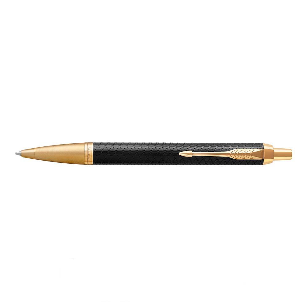 Parker IM Premium Ballpoint Pen – Black with Gold Trim | Premium Ballpoint Pen