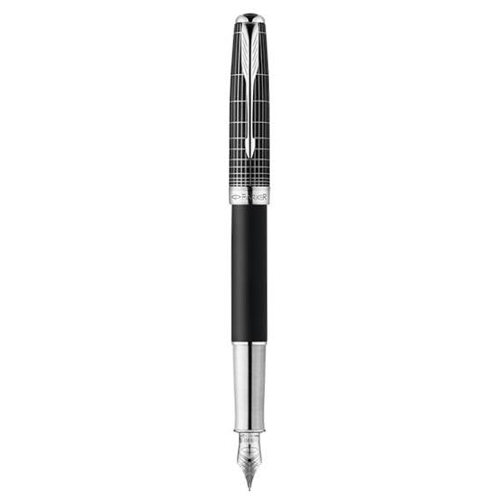 Parker Sonnet Great Expectations Special Edition Contort Black Ciselé CT Fountain Pen – 18K Gold Nib