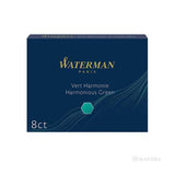Waterman Ink Cartridge 1×6 – 4 Colors (Blue, Green, Purple, Red)