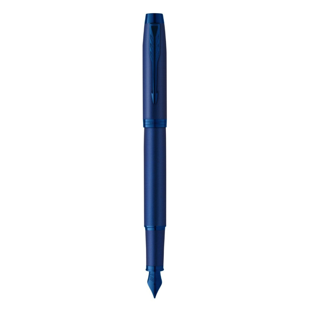 Parker IM Monochrome Blue Fountain Pen – Matching Blue Trim