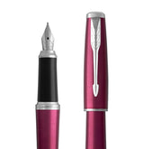 Parker Urban Metro Muted Black Chrome Trim Fountain Pen