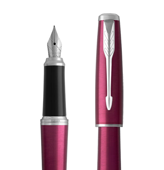 Parker Urban Metro Muted Black Chrome Trim Fountain Pen