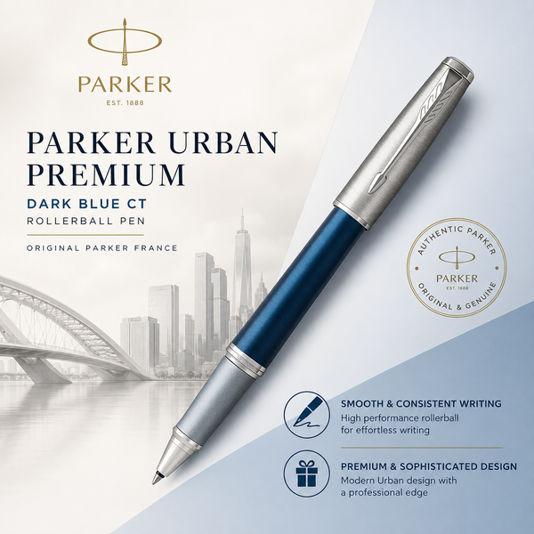 Parker Urban Premium Rollerball Pen | Dark Blue CT