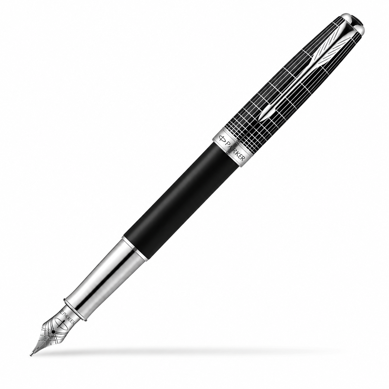 Parker Sonnet Great Expectations Special Edition Contort Black Ciselé CT Fountain Pen – 18K Gold Nib