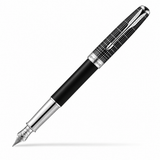 Parker Sonnet Great Expectations Special Edition Contort Black Ciselé CT Fountain Pen – 18K Gold Nib