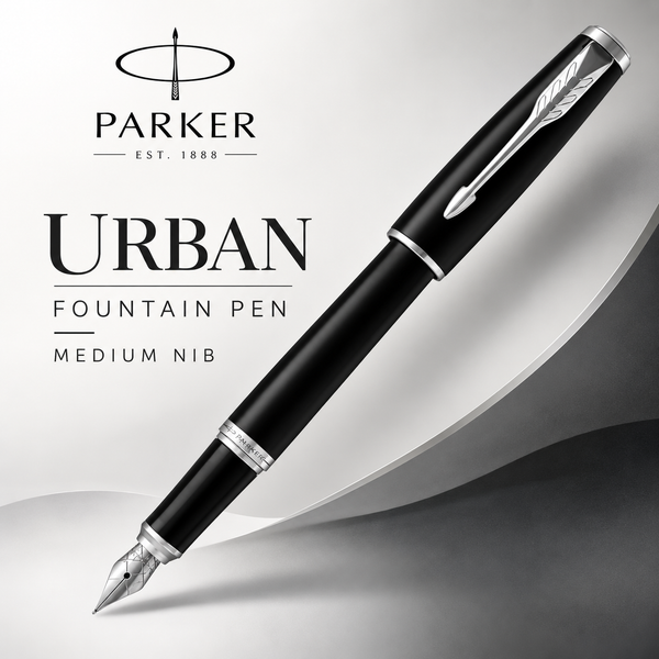 Parker Urban Metro Metallic Muted Black CT Fountain Pen