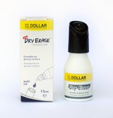 Dollar Dry Erase Whiteboard Marker Ink Refill 15ml | 4-Color Set