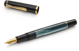 Pelikan Classic M200 Fountain Pen – Green-Marbled | Medium Nib
