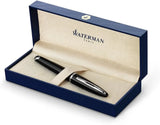 Waterman Carène Black Sea ST Fountain Pen – 18K Solid Gold Rhodium-Plated Medium Nib
