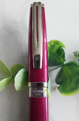 Waterman Exception Slim Ballpoint Pen – Raspberry & Silver Trim | Refurbished
