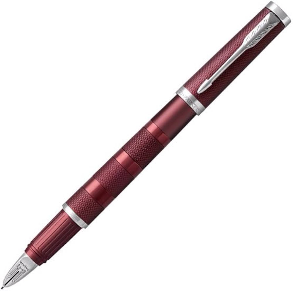 Parker Ingenuity Deluxe 5th Technology Rollerball Pen | Deep Red, Fine