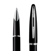 Waterman Carène Rollerball Pen – Black Sea with Stainless Steel Trim
