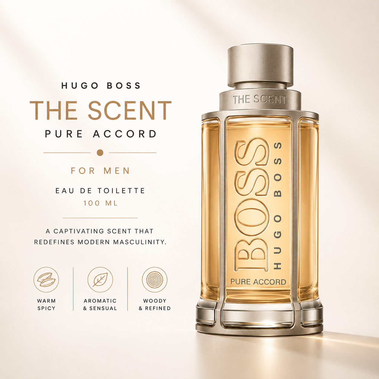 Hugo Boss The Scent Pure Accord For Men EDT 100ml