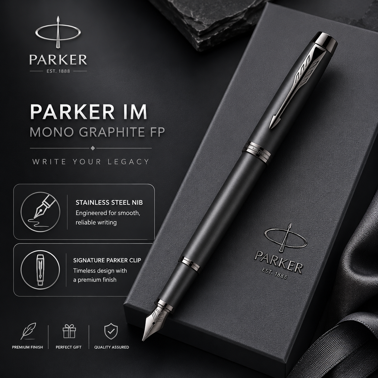 Parker IM Monochrome Fountain Pen