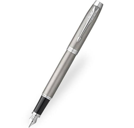 Parker IM Stainless Steel Chrome Trim Fountain Pen